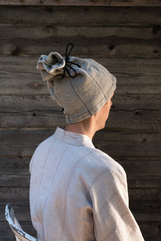Saunapäähine (pellavafrotee)